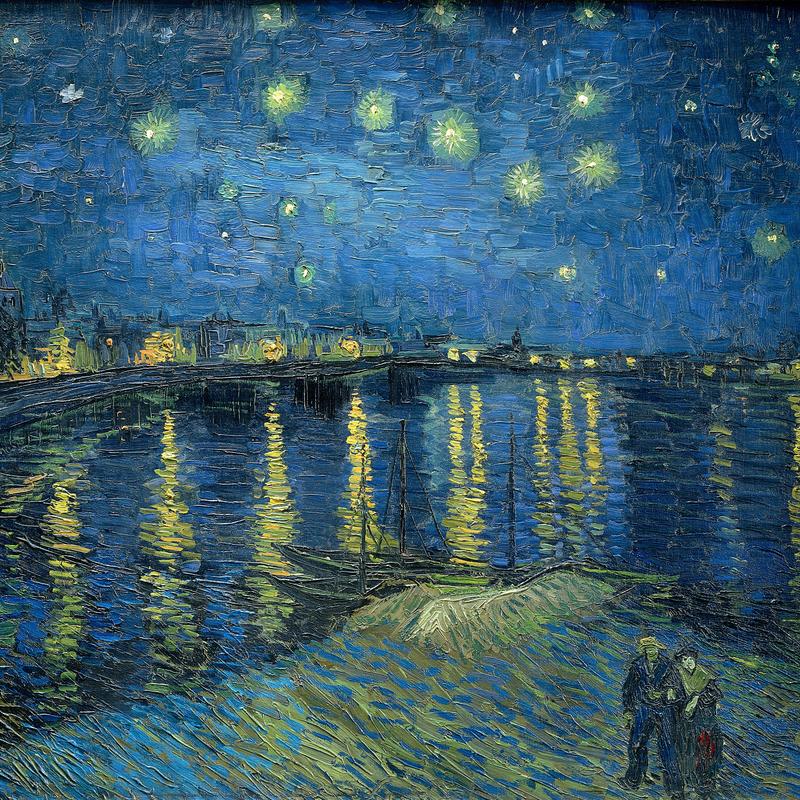 Starry night over the rhone